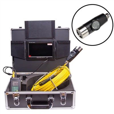 Kamera pro kontrolu potrubí se dvěma objektivy